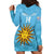 Custom Uruguay Football Hoodie Dress 2024 Vamos La Celeste - Wonder Print Shop