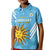 Custom Uruguay Football Kid Polo Shirt 2024 Vamos La Celeste - Wonder Print Shop