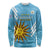 Custom Uruguay Football Long Sleeve Shirt 2024 Vamos La Celeste - Wonder Print Shop