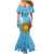 Custom Uruguay Football Mermaid Dress 2024 Vamos La Celeste - Wonder Print Shop