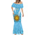 Custom Uruguay Football Mermaid Dress 2024 Vamos La Celeste - Wonder Print Shop