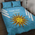 Custom Uruguay Football Quilt Bed Set 2024 Vamos La Celeste - Wonder Print Shop