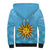 Custom Uruguay Football Sherpa Hoodie 2024 Vamos La Celeste - Wonder Print Shop