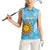 Custom Uruguay Football Women Sleeveless Polo Shirt 2024 Vamos La Celeste - Wonder Print Shop