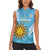 Custom Uruguay Football Women Sleeveless Polo Shirt 2024 Vamos La Celeste - Wonder Print Shop