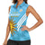 Custom Uruguay Football Women Sleeveless Polo Shirt 2024 Vamos La Celeste - Wonder Print Shop