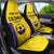 Custom Colombia Football Car Seat Cover 2024 Vamos La Tricolor - Yellow - Wonder Print Shop