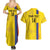 Custom Colombia Football Couples Matching Summer Maxi Dress and Hawaiian Shirt 2024 Vamos La Tricolor - Yellow - Wonder Print Shop