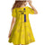 Custom Colombia Football Family Matching Mermaid Dress and Hawaiian Shirt 2024 Vamos La Tricolor - Yellow - Wonder Print Shop