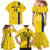 Custom Colombia Football Family Matching Mermaid Dress and Hawaiian Shirt 2024 Vamos La Tricolor - Yellow - Wonder Print Shop