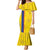 Custom Colombia Football Family Matching Mermaid Dress and Hawaiian Shirt 2024 Vamos La Tricolor - Yellow - Wonder Print Shop