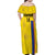 Custom Colombia Football Family Matching Off Shoulder Maxi Dress and Hawaiian Shirt 2024 Vamos La Tricolor - Yellow - Wonder Print Shop