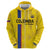 Custom Colombia Football Hoodie 2024 Vamos La Tricolor - Yellow