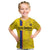 Custom Colombia Football Kid T Shirt 2024 Vamos La Tricolor - Yellow