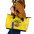 Custom Colombia Football Leather Tote Bag 2024 Vamos La Tricolor - Yellow - Wonder Print Shop