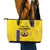 Custom Colombia Football Leather Tote Bag 2024 Vamos La Tricolor - Yellow - Wonder Print Shop