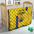 Custom Colombia Football Quilt 2024 Vamos La Tricolor - Yellow