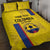 Custom Colombia Football Quilt Bed Set 2024 Vamos La Tricolor - Yellow - Wonder Print Shop