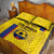 Custom Colombia Football Quilt Bed Set 2024 Vamos La Tricolor - Yellow - Wonder Print Shop