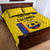 Custom Colombia Football Quilt Bed Set 2024 Vamos La Tricolor - Yellow - Wonder Print Shop