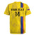 Custom Colombia Football Rugby Jersey 2024 Vamos La Tricolor - Yellow - Wonder Print Shop