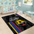 Custom Colombia Football Area Rug 2024 Vamos La Tricolor - Black - Wonder Print Shop