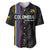 Custom Colombia Football Baseball Jersey 2024 Vamos La Tricolor - Black - Wonder Print Shop