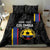 Custom Colombia Football Bedding Set 2024 Vamos La Tricolor - Black - Wonder Print Shop