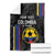 Custom Colombia Football Blanket 2024 Vamos La Tricolor - Black