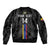 Custom Colombia Football Bomber Jacket 2024 Vamos La Tricolor - Black - Wonder Print Shop