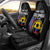 Custom Colombia Football Car Seat Cover 2024 Vamos La Tricolor - Black - Wonder Print Shop