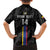 Custom Colombia Football Family Matching Puletasi and Hawaiian Shirt 2024 Vamos La Tricolor - Black - Wonder Print Shop