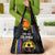 Custom Colombia Football Grocery Bag Vamos La Tricolor - Black