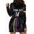 Custom Colombia Football Hoodie Dress 2024 Vamos La Tricolor - Black - Wonder Print Shop