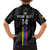 Custom Colombia Football Kid Hawaiian Shirt 2024 Vamos La Tricolor - Black - Wonder Print Shop