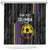 Custom Colombia Football Shower Curtain 2024 Vamos La Tricolor - Black