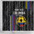 Custom Colombia Football Shower Curtain 2024 Vamos La Tricolor - Black