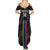 Custom Colombia Football Summer Maxi Dress 2024 Vamos La Tricolor - Black - Wonder Print Shop