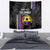 Custom Colombia Football Tapestry 2024 Vamos La Tricolor - Black