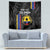 Custom Colombia Football Tapestry 2024 Vamos La Tricolor - Black