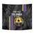 Custom Colombia Football Tapestry 2024 Vamos La Tricolor - Black