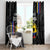 Custom Colombia Football Window Curtain 2024 Vamos La Tricolor - Black - Wonder Print Shop