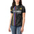 Custom Colombia Football Women Polo Shirt 2024 Vamos La Tricolor - Black - Wonder Print Shop