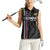 Custom Colombia Football Women Sleeveless Polo Shirt 2024 Vamos La Tricolor - Black - Wonder Print Shop