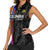 Custom Colombia Football Women Sleeveless Polo Shirt 2024 Vamos La Tricolor - Black - Wonder Print Shop