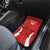 Custom Chile Football Car Mats 2024 Vamos La Roja - Red - Wonder Print Shop