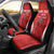 Custom Chile Football Car Seat Cover 2024 Vamos La Roja - Red - Wonder Print Shop