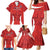 Custom Chile Football Family Matching Mermaid Dress and Hawaiian Shirt 2024 Vamos La Roja - Red - Wonder Print Shop