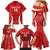 Custom Chile Football Family Matching Mermaid Dress and Hawaiian Shirt 2024 Vamos La Roja - Red - Wonder Print Shop