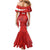 Custom Chile Football Family Matching Mermaid Dress and Hawaiian Shirt 2024 Vamos La Roja - Red - Wonder Print Shop